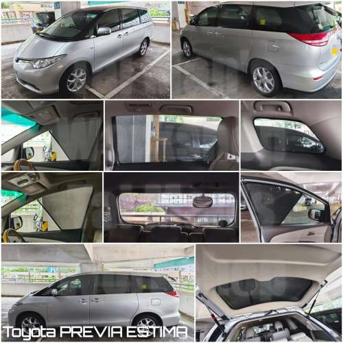 TOYOTA ESTIMA PREVIA 全車濾光窗網太陽擋