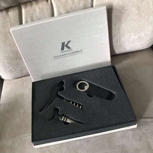 🍷*Coating Deteriorated! Cork Screw Wine Stopper Bottle Opener NEW 全新 *塗層...