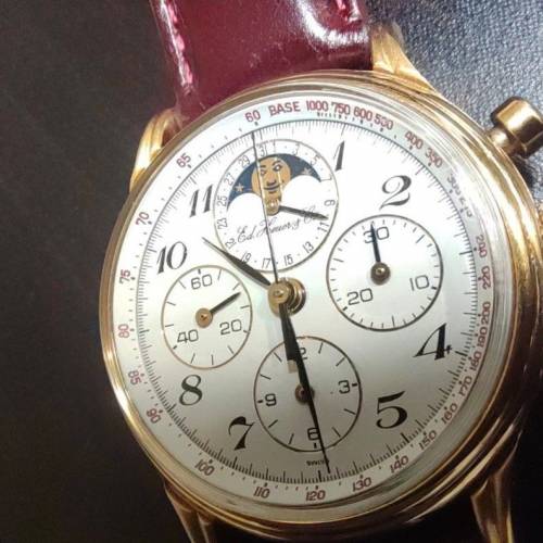 TAG Heuer Handwimd Chronograph, 34mmW/O Crown
Excellent Condition