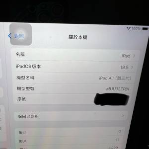 I pad air 3 99新