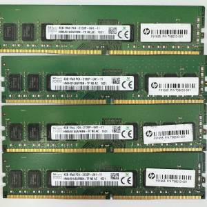 (4條$100）SKhynix 4GB DDR4 4條