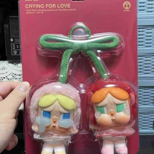 CRYBABY 愛神的眼淚系列-搪膠毛絨吊卡（甜在一起）