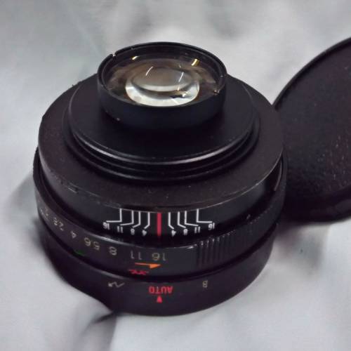 日本 黑身 45mm f1.7 Color-Yashinon DX (拆自 Yashica electro35 菲林機)已加M42牙...