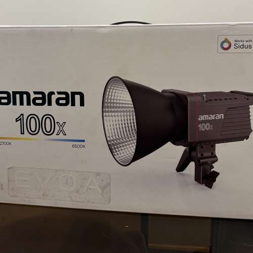 Aputure Amaran 100XLED 雙色溫燈光 連 Light dome燈罩拍片攝影用