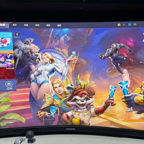 SAMSUNG 三星 27 吋 Odyssey LS27AG55X QHD 144Hz 1ms FreeSync 曲面遊戲顯示器,HD...