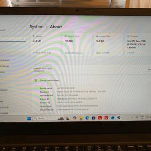 Lenovo X1 Carbon gen 8 i7-10610U CPU 16GB RAM 256GB SSD with touchscreen