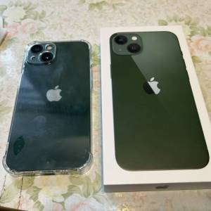 iPhone 13 green 99% new body, battery 85%