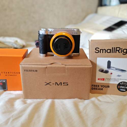 Fujifilm XM5+名匠27mm f2.8+Smallrig手柄套裝