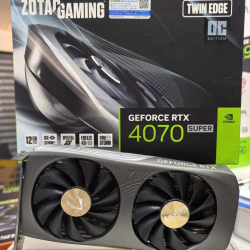 ZOTAC RTX 4070 Super 顯示卡 雙風扇 旺角門市交收 5090 5080 5070 4090 4080 4070...