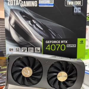 ZOTAC RTX 4070 Super 顯示卡 雙風扇 旺角門市交收 5090 5080 5070 4090 4080 4070...