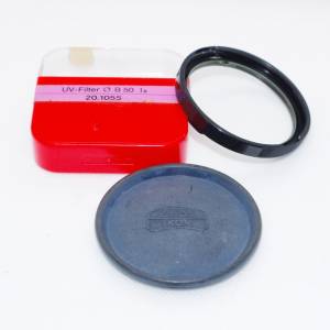 Zeiss Ikon Icarex 35 B-50 UV濾鏡，適用於 50mm f1.8 Ultron TESSAR 和鏡頭前蓋