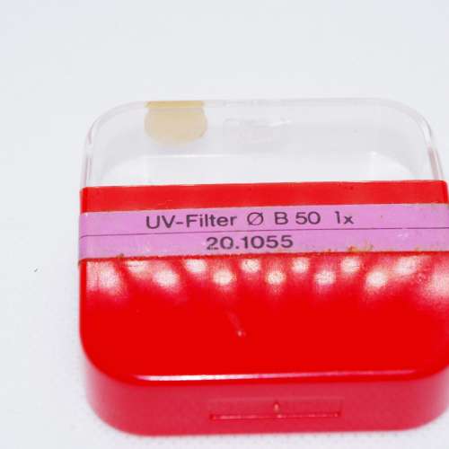 Zeiss Ikon Icarex 35 B-50 UV濾鏡，適用於 50mm f1.8 Ultron TESSAR 和鏡頭前蓋