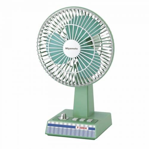 Miyamoto F-30MIA昭和風日系桌上無線搖頭風扇