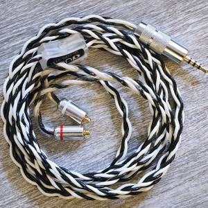 Crystal Cable Duet MMCX 2.5 頭 耳機升級線 送轉接頭