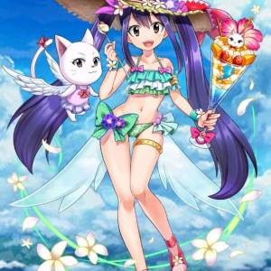 齊FAIRY TAIL魔導少年 水著女角 & 齊10週年兔女郎 白貓Project