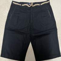 全新Burberry Black Label 麻棉短褲