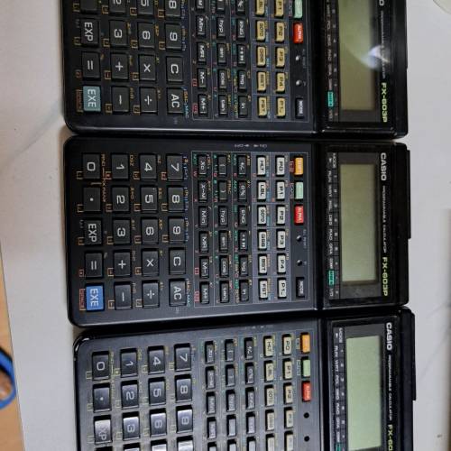 Casio fx-603p測量用計數機