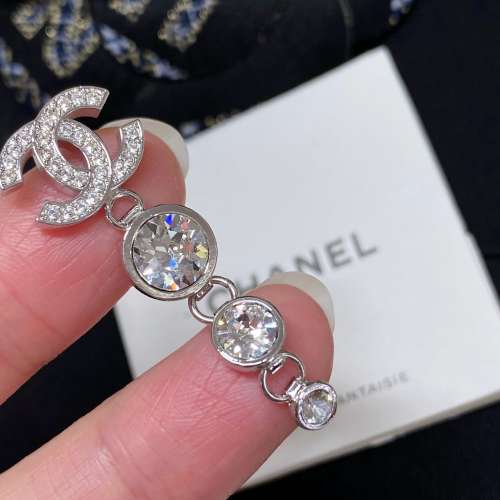 CHANEL水晶耳環