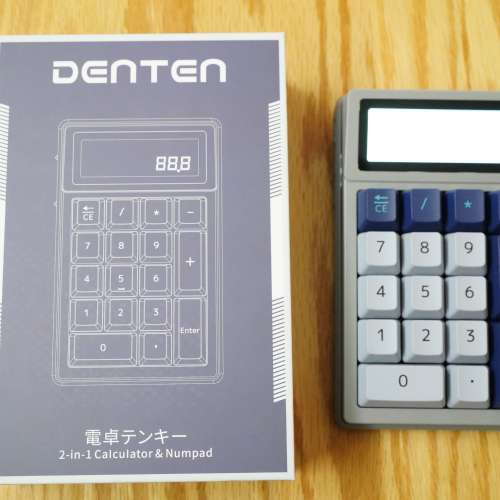Denten 2-in-1 Calculator & Numpad Red Switch 軸計算數數字鍵盤 二合一 藍牙 Typ...
