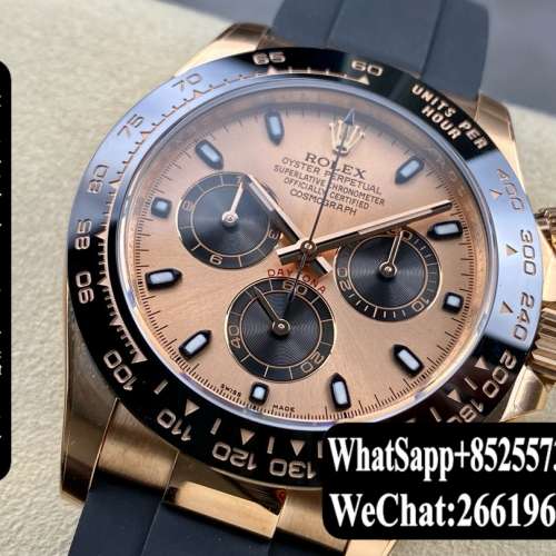 Rolex 勞力士 daytona m116515ln-0018 40mm 玫瑰金迪通拿 計時