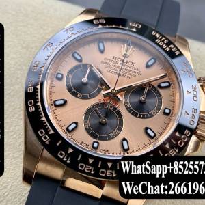Rolex 勞力士 daytona m116515ln-0018 40mm 玫瑰金迪通拿 計時