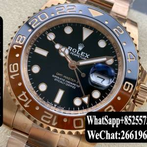 Rolex 勞力士 GMT m126715chnr-0001 沙士圈 40mm 玫瑰金