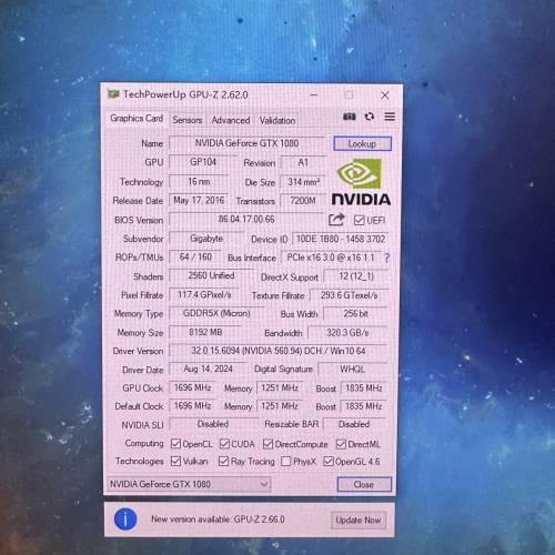 1080 8g自用出售