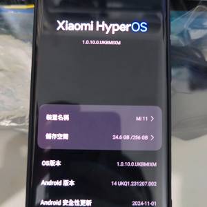 小米 Xiaomi 11 8+256GB 藍色全套 港行