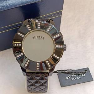 Vintage 「ROMAGO」DESIGN 3ATM WATER RESISTANT# 44mm 
 💥「已更換新電池」Battery