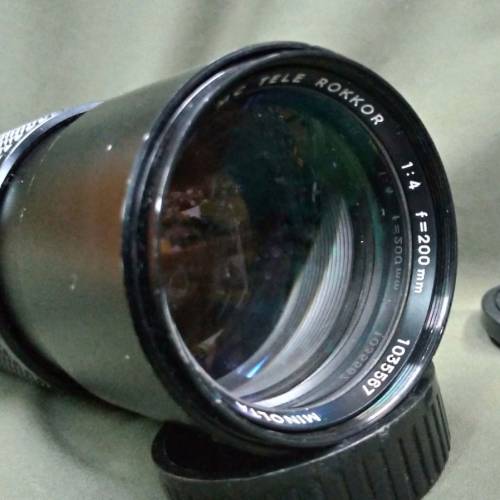 萬能達 200mm f4 定焦鏡  MC tele ROKKOR   MD-mount