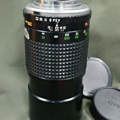 萬能達 200mm f4 定焦鏡  MC tele ROKKOR   MD-mount