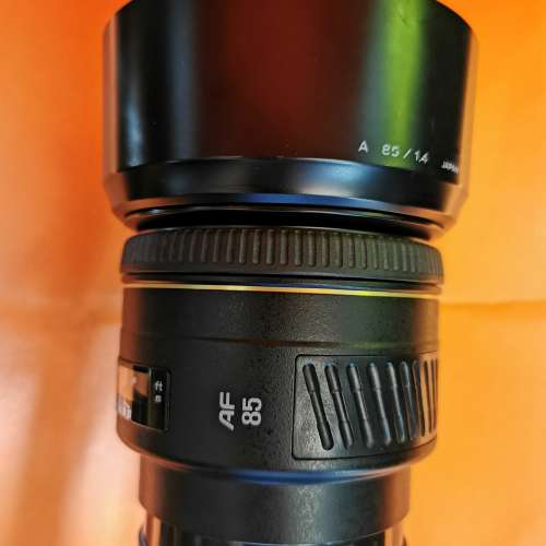 MINOLTA 85/1.4 美能達 85mm 85 For SONY A-MOUNT, A7可用／二代人像鏡皇 金圈
