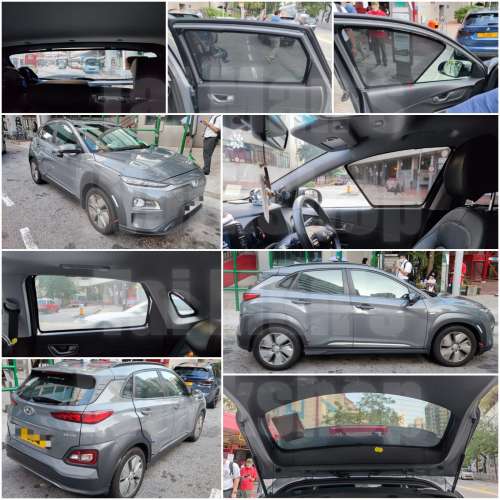 Hyundai KONA 全車濾光窗網太陽擋