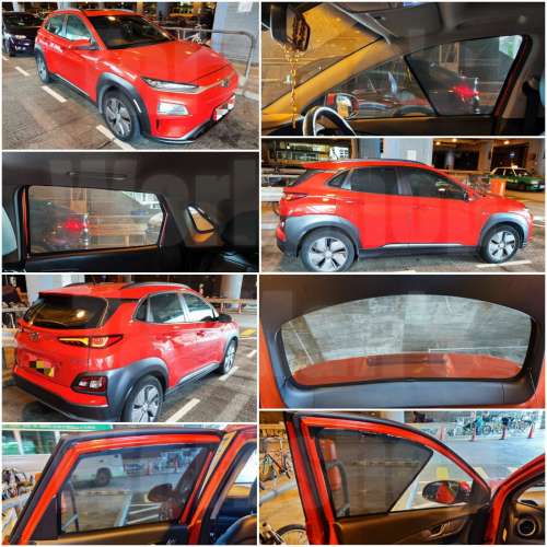 Hyundai KONA 全車濾光窗網太陽擋