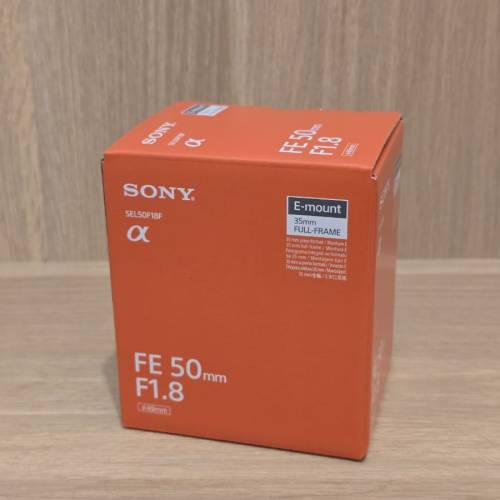 全新完美SONY 50mm f1.8 FE 保養到2026年8月 ( 50 1.8 )