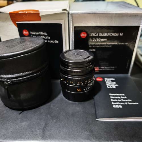 Leica 11826 Summicron 50mm F2 v5 m mount lens 鏡頭 攝影