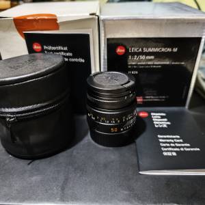 Leica 11826 Summicron 50mm F2 v5 m mount lens 鏡頭 攝影