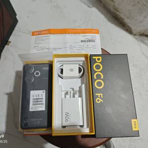 小米POCO F6 12+512 黑色香港行貨