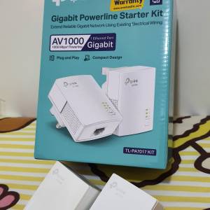 tp-link Gigabit Powerline Starter Kit  AV1000 TL-PA7017 Kit