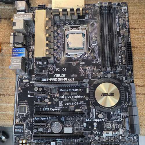 二手 ASUS Z97-PRO (WIFI OC) Z97 DDR3 LGA1150 ATX MB