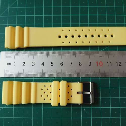 22mm 橡膠錶帶