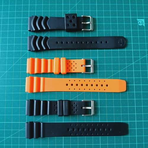 20mm 橡膠錶帶