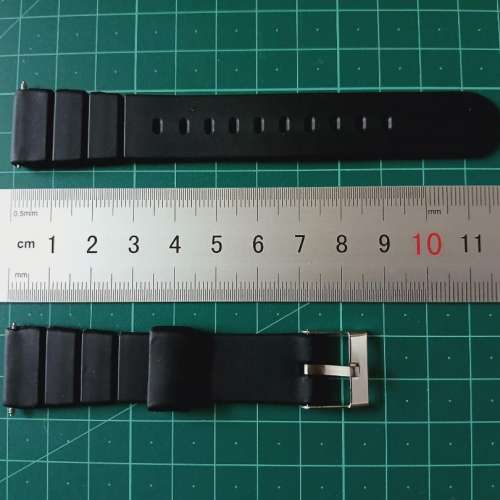 19mm 橡膠錶帶