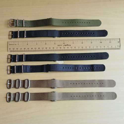 20mm Nato 錶帶 Nato Style Watch Strap, 20mm