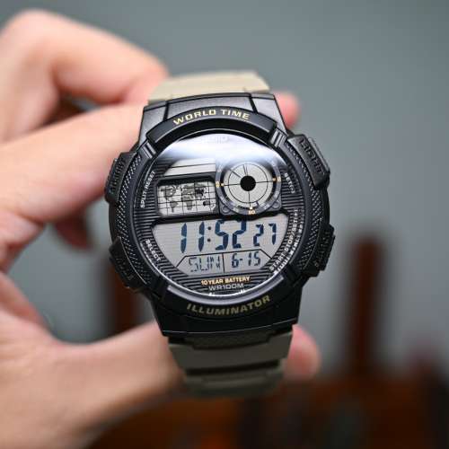 98%new 新淨行貨 Casio AE-1000W-5AV 10年電