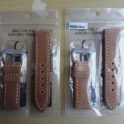 22mm, 24mm 復古皮革錶帶 Vintage Leather Watch Straps