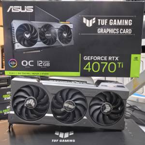 華碩 RTX 4070 Ti TUF 顯示卡 行貨漢科保養 門市有 5090 5080 5070 4090 4080 4070...