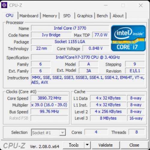 intel i7-3770