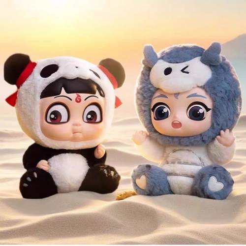 熊貓哪吒及白龍敖丙公仔
