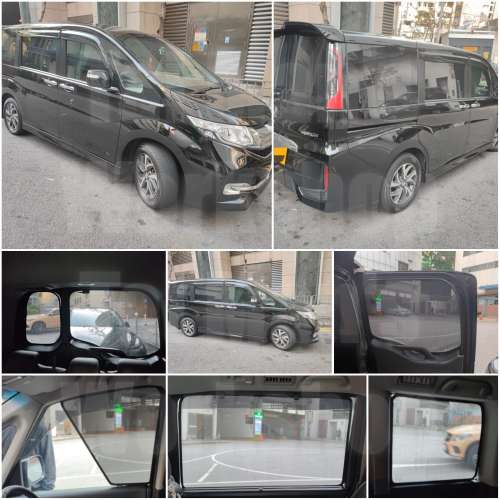 Honda Stepwgn Spada 全車磁石濾光窗網太陽擋